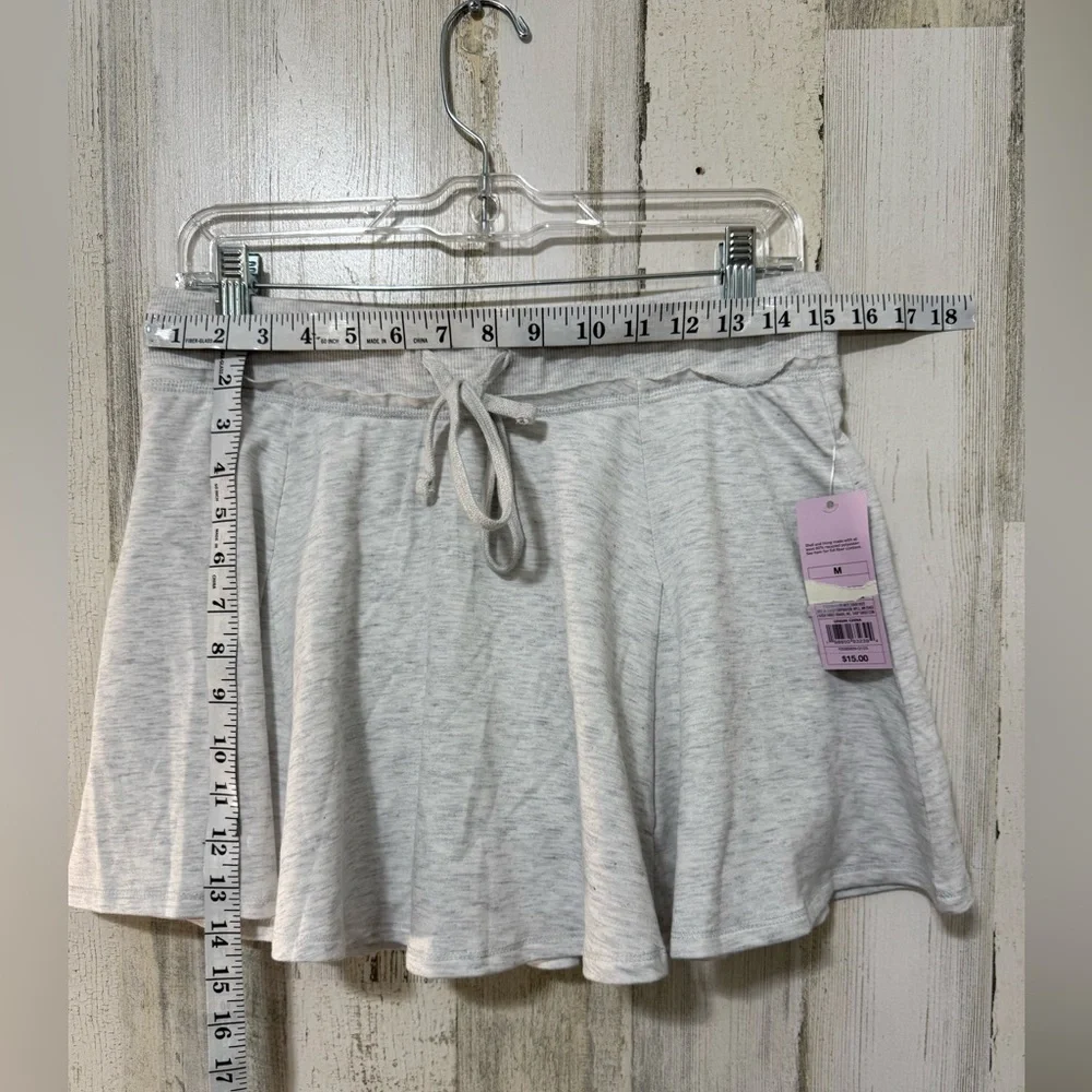 Wild Fable Gray Skater Mini Skirt Tie Front